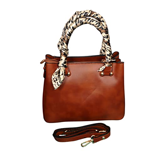 Bagsworks Handbag - Ribbon Handle (Brown)